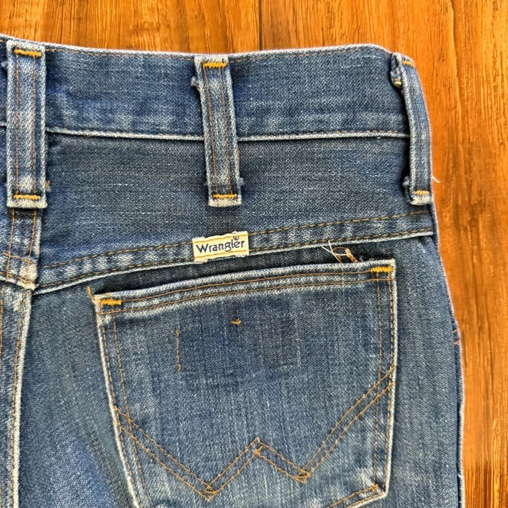 WRANGLER Womens Vintage Classic Blue Bootcut Western Jeans Size 4 - Picture 11 of 13